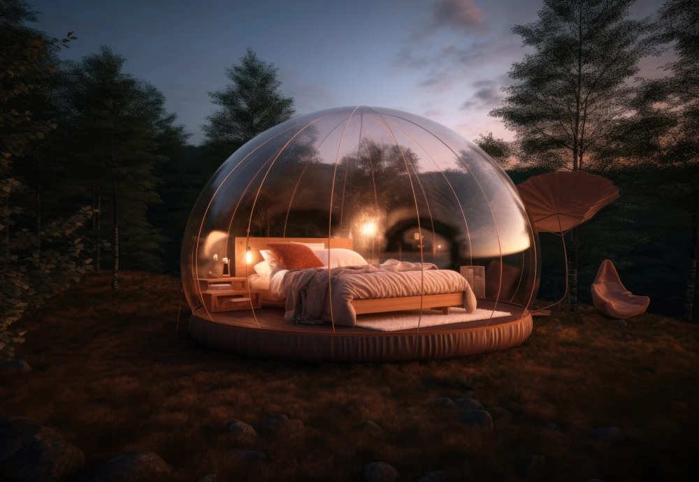 inflatable bubble shaped camping tent