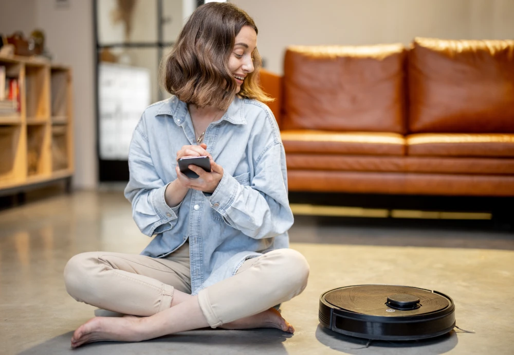 smart robot vacuum cleaner-white